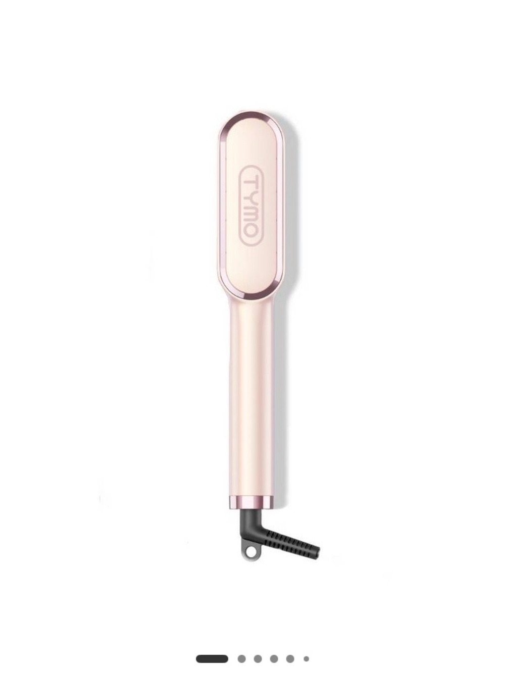 Tymo Rose Gold Straightening Brush - Sleek Women's Hair Tool 1-1/2 inch - Picture 2 of 10
